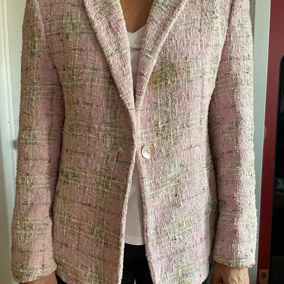 Helena Stern PARIS Pink Preloved Blazer/Jacket, size FR 40 - Picture 2 of 7